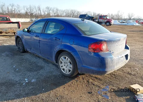 2013 Dodge Avenger Se z USA, uszkodzony, nr VIN 1C3CDZAB8DN682970